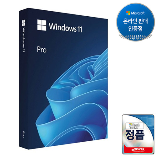 마이크로소프트 윈도우 11 프로 처음사용자용 한글 패키지 PKC WINDOWS 11 PRO FPP 윈11프로 국내정발
