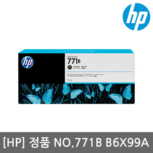 정품 HP771B B6X99A/CE037A MATTE BLACK Z6200/Z6800